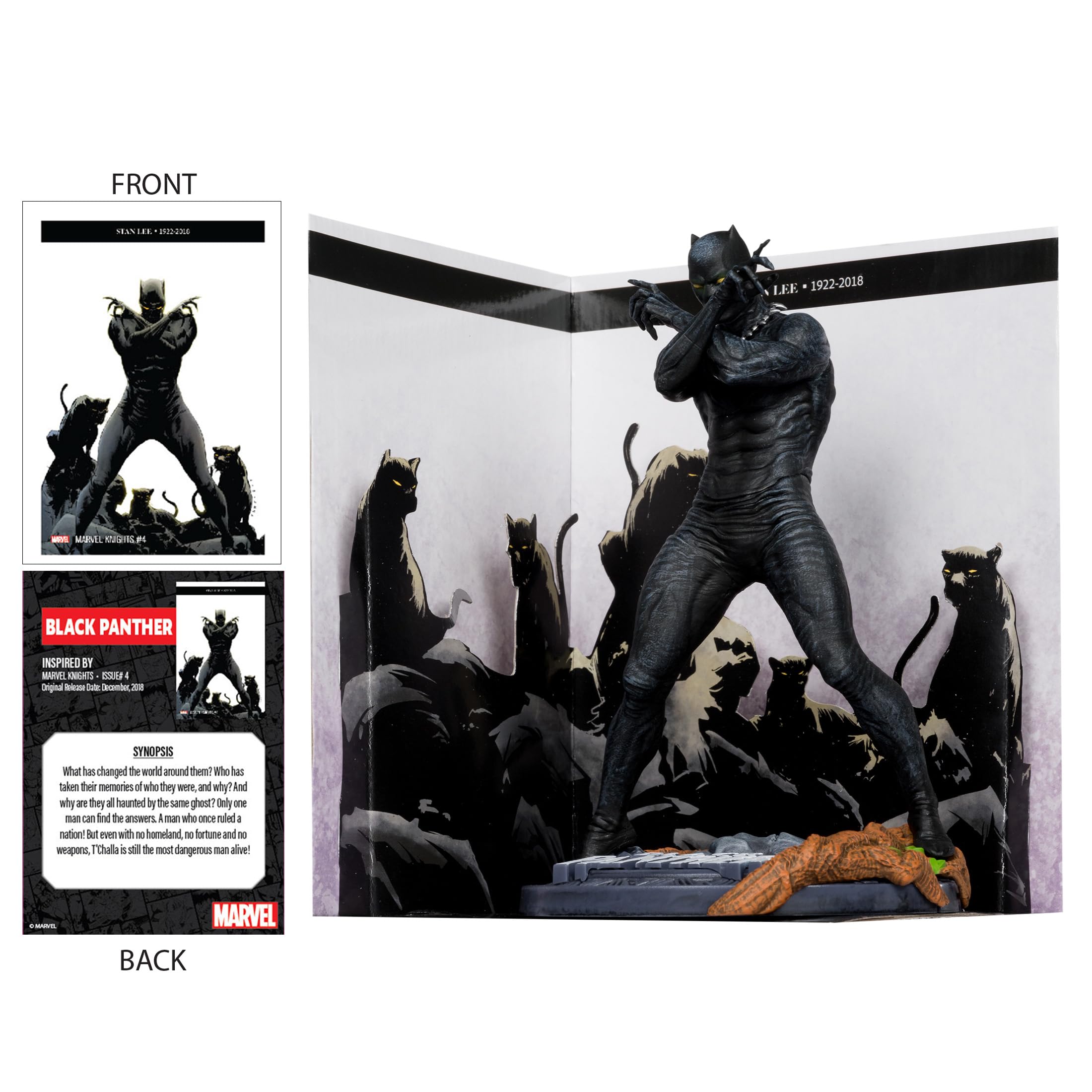 Marvel Collection - 1:10th Scale Black Panther Collectible with